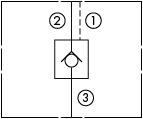 原理圖為海德福斯的導(dǎo)壓控制單向閥，型號(hào)為：PC08-30， PC10-30 ，PC10-32。