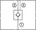 原理圖為太陽(yáng)液壓的三口控制,帶導(dǎo)壓關(guān)，導(dǎo)壓控制單向閥，型號(hào)為：CODD，CODA，COFA，COHA，COJA，COKA。 