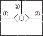 原理圖為海德福斯及太陽(yáng)液壓的標(biāo)準(zhǔn)梭閥，型號(hào)為：LS04-B30，CSAZ，HLS06-30，HLS06-B30，CSAD，LS08-30，LS10-30，LS50-30。